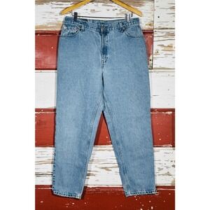 Vintage Levi's 550 Jeans Relaxed Fit‎ Tapered Leg Light Wash Denim